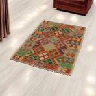 Vlnený kilim koberec Chobi 84x118 ručne tkaný afganský kilim