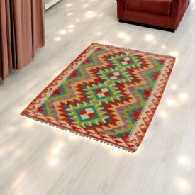 Kilim koberec Chobi 84x123 afganský ručne tkaný kelim