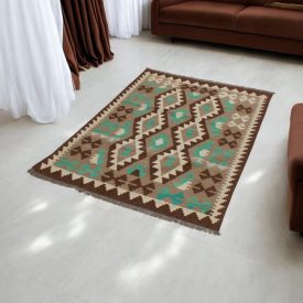   Afganský Kilim koberec Chobi 101x145 etnický ručne tkaný kilim