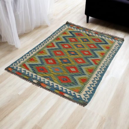 Vlnený kilim koberec Chobi 99x150 ručne tkaný afganský kilim