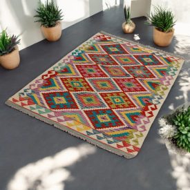 Ručne tkaný kilim 96x155 Maimana Kilim koberec