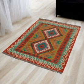 Kilim koberec Chobi 102x156 afganský ručne tkaný kelim