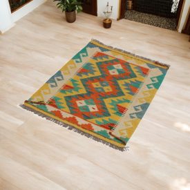 Ručne tkaný kilim 62x87 Maimana Kilim koberec