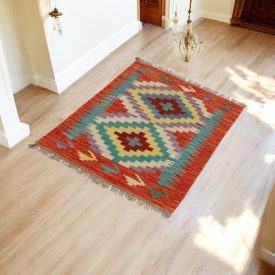   Afganský Kilim koberec Chobi 59x90 etnický ručne tkaný kilim