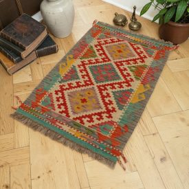 Chobi Kilim koberec 59x91 ručne tkaný vlnený Kilim