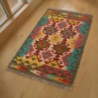 Vlnený Kilim koberec 59x92 ručne tkaný Kilim