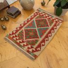Etnický Kilim koberec Chobi 61x90 afganský vlnený Kilim
