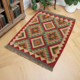 Maimana Kilim koberec 68x89 afganský vlnený Kilim