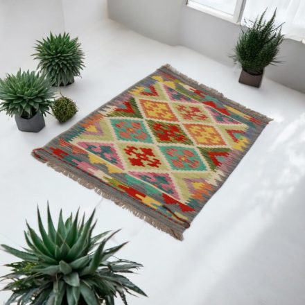 Afganský Kilim koberec Chobi 60x94 etnický ručne tkaný kilim