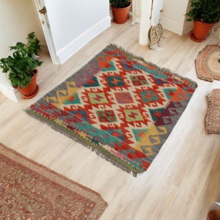 Ručne tkaný kilim Chobi 66x96 afganský vlnený Kilim