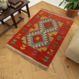 Afganský Kilim koberec Chobi 61x92 Maimana Kilim koberec