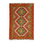 Vlnený Kilim koberec 59x89 ručne tkaný etnický Kilim