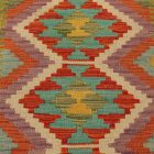 Vlnený Kilim koberec 59x89 ručne tkaný etnický Kilim