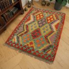 Afganský Kilim koberec Chobi 62x90 ručne tkaný Kilim