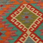 Vlnený Kilim koberec 63x90 ručne tkaný afganský Kilim