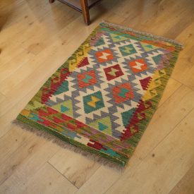 Maimana Kilim koberec 56x87 ručne tkaný etnický Kilim