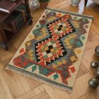 Ručne tkaný Kilim 63x92 afganský vlnený Kilim