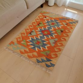 Vlnený Kilim koberec 63x87 Maimana Kilim koberec