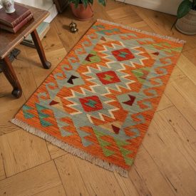 Ručne tkaný Kilim 60x87 ručne tkaný etnický Kilim