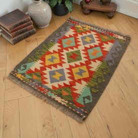 Kilim koberec Chobi 67x93 ručne tkaný etnický Kilim