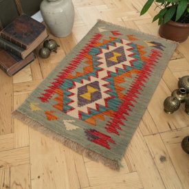 Chobi Kilim koberec 61x92 ručne tkaný etnický Kilim