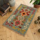 Autentický Kilim koberec 58x91 ručne tkaný koberec