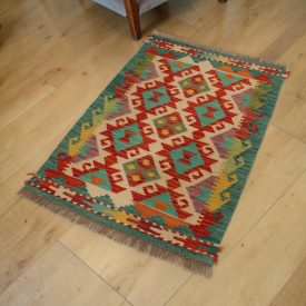 Afganský Kilim koberec Chobi 63x92 Maimana Kilim koberec
