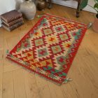 Maimana Kilim koberec 64x87 autentický afganský Kilim