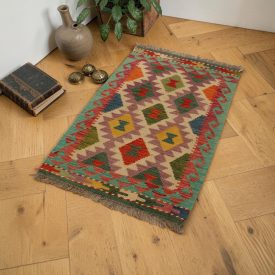 Autentický Kilim koberec 65x97 ručne tkaný etnický Kilim