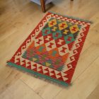 Vlnený Kilim koberec 63x94 afganský vlnený Kilim