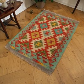 Maimana Kilim koberec 64x86 ručne tkaný etnický Kilim