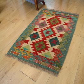 Ručne tkaný Kilim 64x95 autentický afganský Kilim