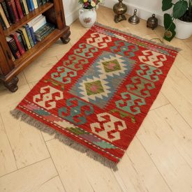 Kilim koberec Chobi 62x85 ručne tkaný vlnený Kilim