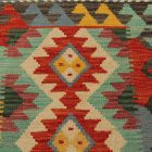 Vlnený Kilim koberec 57x87 ručne tkaný etnický Kilim