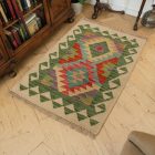 Ručne tkaný Kilim 64x92 etnický Kilim koberec