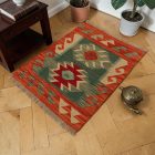 Afganský Kilim koberec Chobi 61x81 ručne tkaný vlnený Kilim