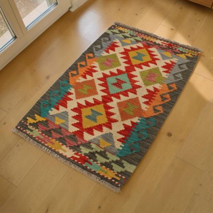 Ručne tkaný Kilim 60x90 afganský vlnený Kilim