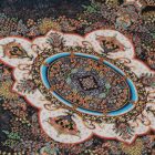 Hodvábny koberec strojovo tkaný ROYAL 70x110 tenký turecký koberec