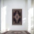 Hodvábny koberec strojovo tkaný ROYAL 70x110 tenký turecký koberec