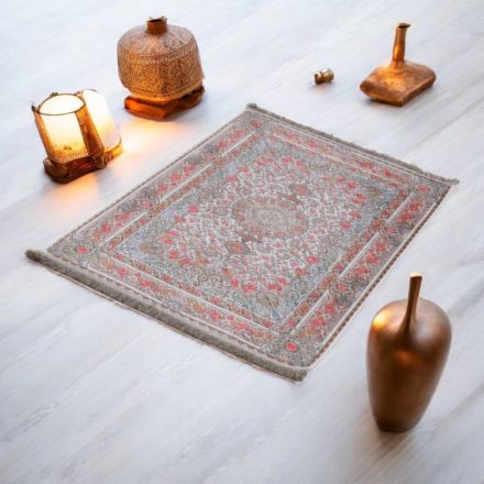 Hodvábny koberec strojovo tkaný SILKEN 70x110 akrylový turecký koberec