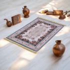 Hodvábny koberec strojovo tkaný SILKEN 70x110 akrylový turecký koberec
