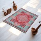 Hodvábny koberec strojovo tkaný SILKEN 70x110 akrylový turecký koberec