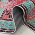 Hodvábny koberec strojovo tkaný SILKEN 70x110 akrylový turecký koberec