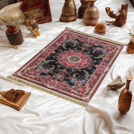 Hodvábny koberec strojovo tkaný SILKEN 70x110 akrylový turecký koberec