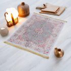 Hodvábny koberec strojovo tkaný SILKEN 70x110 akrylový turecký koberec