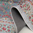 Hodvábny koberec strojovo tkaný SILKEN 70x110 akrylový turecký koberec