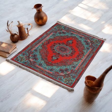 Hodvábny koberec strojovo tkaný SILKEN 70x110 akrylový turecký koberec