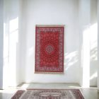 Hodvábny koberec strojovo tkaný SILKEN 70x110 akrylový turecký koberec