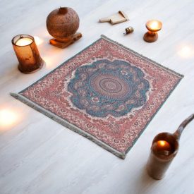   Hodvábny koberec strojovo tkaný SILKEN 70x110 akrylový turecký koberec