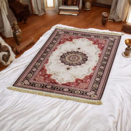 Hodvábny koberec strojovo tkaný SILKEN 70x110 akrylový turecký koberec
